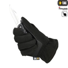 Рукавиці M-TAC Fleece Thinsulate Black Size M - изображение 3