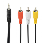 Kabel Cablexpert 3.5 mm - 3xRCA 2 m (CCA-4P2R-2M) - obraz 1