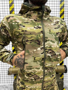 Військова Демісезонна Водонепроникна Дихаюча Тепла Тактична Фліска-Куртка Softshell M Мультикам - зображення 2