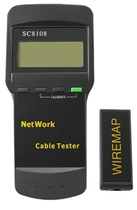 Tester okablowania Qoltec LAN/RJ45/RJ12/BNC (5901878542799) - obraz 1