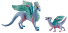 Набір фігурок Schleich Bayala Квітковий дракон та малюк (4059433573441) - зображення 1