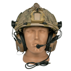 Активная гарнитура Earmor M32H Mark 3 MilPro с адаптерами на рельсы шлема 2000000142920 - изображение 7