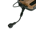 Активная гарнитура Earmor M32H Mark 3 DualCom MilPro с адаптерами на рельсы шлема - изображение 5