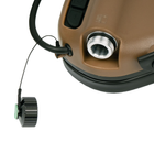Активная гарнитура Earmor M32H Mark 3 DualCom MilPro с адаптерами на рельсы шлема - изображение 6
