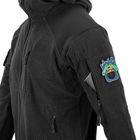 Флісова куртка Helikon-Tex Alpha Hoodie Grid Fleece чорний XXL 2000000153186 - зображення 5