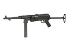 Пістолет-пулемет MP007 (MP 40) FULL METAL — BLACK [AIRSOFT GUN MANUFACTURER] (для страйкболу) - зображення 3
