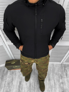 Тактична куртка софтшел single sword Чорний XL - зображення 3