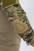 Костюм тактичний кофта+брюки з наколінниками та налокітниками TG-Protect Польща , Мультикам, L - зображення 7
