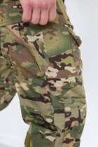 Костюм тактичний кофта+брюки з наколінниками та налокітниками TG-Protect Польща , Мультикам, L - зображення 8