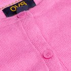 Sweter rozpinany dla dziewczynki OVS 1824212 104 cm Różowy (8056781617199) - obraz 3