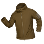 Куртка тактическая демисезонная мужская для силовых структур Stalker SoftShell Койот (7346), XL (OPT-34521) - изображение 1