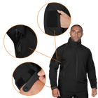 Куртка тактическая демисезонная мужская для силовых структур Phantom System Черная (7287), S (OPT-35991) - изображение 5