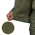 Куртка тактическая демисезонная мужская для силовых структур Stalker SoftShell Олива (7225), S (OPT-34521) - изображение 7