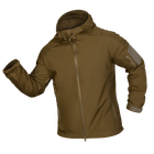 Куртка тактична демісезонна чоловіча для силових структур Stalker SoftShell Койот (7346), L (OPT-34521)