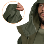 Куртка тактическая демисезонная мужская для силовых структур Stalker SoftShell Олива (7225), M (OPT-34521) - изображение 6