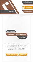 Чохли для гральних карт Rebel Standard Czech Premium 61 x 103 мм 100 штук (5902650611887)