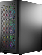 Obudowa komputerowa Logic Concept Aramis Mesh+Glass ARGB fans 4x120 mm Black (AT-ARAMIS-10-0000000-0002) - obraz 3