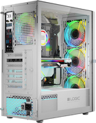 Obudowa komputerowa Logic Concept Aramis Mesh+Glass ARGB fans 4x120 mm White (AT-ARAMIS-20-0000000-0002) - obraz 8