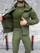Тактичний зимовий військовий комплект Shark ( Куртка + Штани ), Камуфляж: Олива, Розмір: XXL - зображення 3
