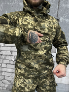 Тактичний військовий комплект гірка Shark ( Куртка + Штани ), Камуфляж: Піксель ЗСУ, Розмір: 62 - зображення 3