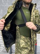 Тактичний зимовий теплий військовий комплект Logos ( Куртка + Штани ), Камуфляж: Піксель ЗСУ, Розмір: XL - зображення 4