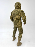 Тактичний зимовий теплий військовий комплект OH/13 ( Куртка + Штани ), Камуфляж: Піксель ЗСУ, Розмір: XL - зображення 2