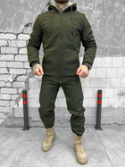 Тактичний зимовий теплий військовий комплект Split ( Куртка + Штани ), Камуфляж: Олива, Розмір: L - зображення 3