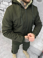 Тактичний зимовий теплий військовий комплект Split ( Куртка + Штани ), Камуфляж: Олива, Розмір: L - зображення 5