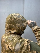 Тактичний зимовий теплий військовий комплект BRZ-13 ( Куртка + Штани ), Камуфляж: Піксель, Розмір: L - зображення 7