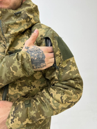 Тактичний зимовий теплий військовий комплект OH/13 ( Куртка + Штани ), Камуфляж: Піксель ЗСУ, Розмір: S - зображення 5