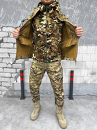 Тактичний зимовий теплий військовий комплект SL/11 ( Куртка + Фліска + Штани ), Камуфляж: Мультикам, Розмір: XXL - зображення 4