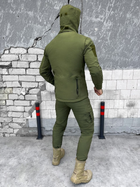 Тактичний зимовий військовий комплект Shark ( Куртка + Штани ), Камуфляж: Олива, Розмір: XXXL - зображення 2