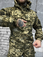 Тактичний військовий комплект гірка Shark ( Куртка + Штани ), Камуфляж: Піксель ЗСУ, Розмір: 50 - зображення 3