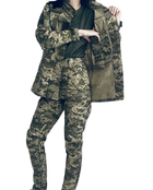 Жіночі військові тактичні штани 52 укрпіксель на флісі (зима) - зображення 3