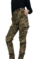 Женские тактические брюки 54 укрпиксель зимние софтшелл - изображение 12