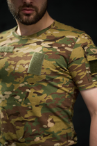 Тактична футболка з липучками на грудях та плечах 3XL - зображення 6