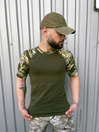 Тактична футболка Sleeve хакі/піксель L - зображення 8