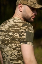 Тактична футболка піксель з липучками та кишенею на плечі S - зображення 5