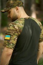Тактична футболка Sleeve хакі/мультикам XL - зображення 6