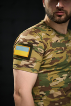 Тактична футболка з липучками на грудях та плечах S - зображення 5