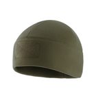 M-Tac шапка Watch Cap Elite фліс (320г/м2) з липучкою Dark Olive, військова шапка, флісова шапка, шапка олива - зображення 5
