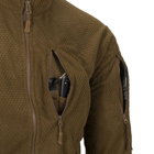 Куртка Helikon-Tex Флісова на замку S Койот M-T 5908218773554 - зображення 7