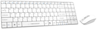 Zestaw bezprzewodowy klawiatura i mysz Esperanza Liberty Bialy EK122W (5901299901991) - obraz 1