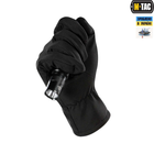Зимние перчатки M-Tac Winter Soft Shell Black водоотталкивающие з накладкой Touch Screen. Размер XL - изображение 4