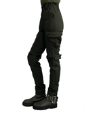 Женские тактические брюки 52 Олива, Хаки софтшелл утепленные (зима) - изображение 3