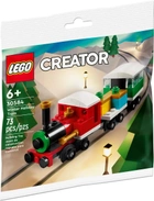 Zestaw klocków LEGO Creator Swiąteczny pociąg 73 elementy (30584)
