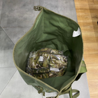 Герметичный баул-рюкзак NERIS, 80 л, цвет – Олива - изображение 8
