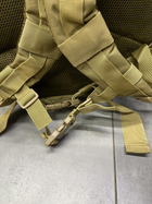 Військовий рюкзак 45 л. Yakeda, Койот, тактичний рюкзак для військових, армійський рюкзак для солдатів - зображення 5