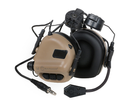 M32H Активні навушники з мікрофоном на шолом FAST - TN [EARMOR] - зображення 1