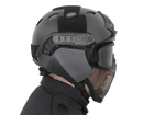 Страйкбольная защитная стальная маска V.1 - Black [CS] (для страйкбола) - изображение 5